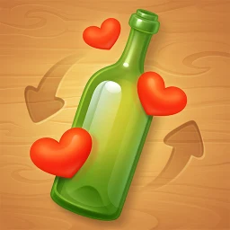 Biểu tượng Spin the Bottle: trò chuyện